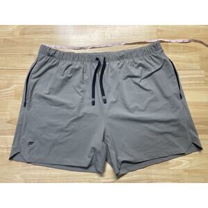 Fabletics Men’s Silver Gray 5in Inseam Running Athletic Shorts XXL